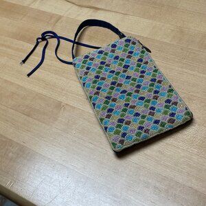 Multicolored Beaded Evening Purse EUC